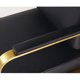 thumbnail image 3 of Silla de Barberia Moderna Ergonomica Negra con Dorado, 3 of 3