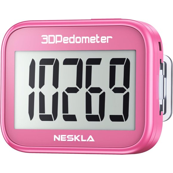 Podómetro NESKLA 838 3D con pantalla LCD de 1,73 pulgadas