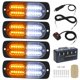 thumbnail image 1 of Luces Estroboscópicas de Emergencia LINKITOM Juego de 4 Piezas 24 LED Ámbar y Blanco, 1 of 8