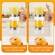 thumbnail image 3 of Dispenser de miel de vidrio maceta, sin goteo 10 oz tarro de miel con mango, dispensador de jarabe para café o té, blanco amarillo, 3 of 3