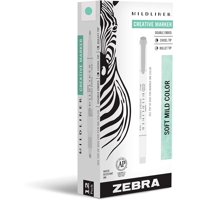 Resaltador Zebra Pen Mildliner Doble Punta Azul Verde