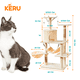 thumbnail image 3 of Torre Castillo y Rascador Para Gatos Interactivo Beige, 3 of 5