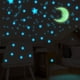 thumbnail image 2 of 111pcs, Star And Moon Combination 3D Wall Sticker Living Room Bedroom Decoration For Kids Room Home Glow In The Dark Stickers, 2 of 5