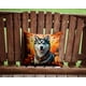 thumbnail image 2 of Almohada Decorativa Siberian Husky Fall, 2 of 6