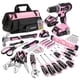 thumbnail image 1 of Juego de herramientas WORKPRO Pink 157 piezas con destornillador inalámbrico de 20 V, 1 of 3