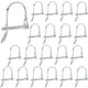 thumbnail image 1 of Pasador de enganche de remolque, pasadores de bloqueo de cable, pasador de bloqueo de eje, pasador de seguridad en forma de arco con oreja larga para remolques agrícolas (20 piezas, 6 mm x 50 mm), 1 of 7