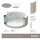 thumbnail image 4 of Hot Tub Spa Jacuzzi Inflable Tahiti 4 Personas Bestway gris Tamano Unico, 4 of 8