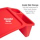 thumbnail image 5 of Juego de 2 unidades Lap Desk Mind Reader para niños con bandeja de actividades, color rojo, 5 of 7