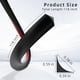 thumbnail image 2 of Moldura flexible cuarto de caña autoadhesiva negra, tipo peel and stick, 2 of 9