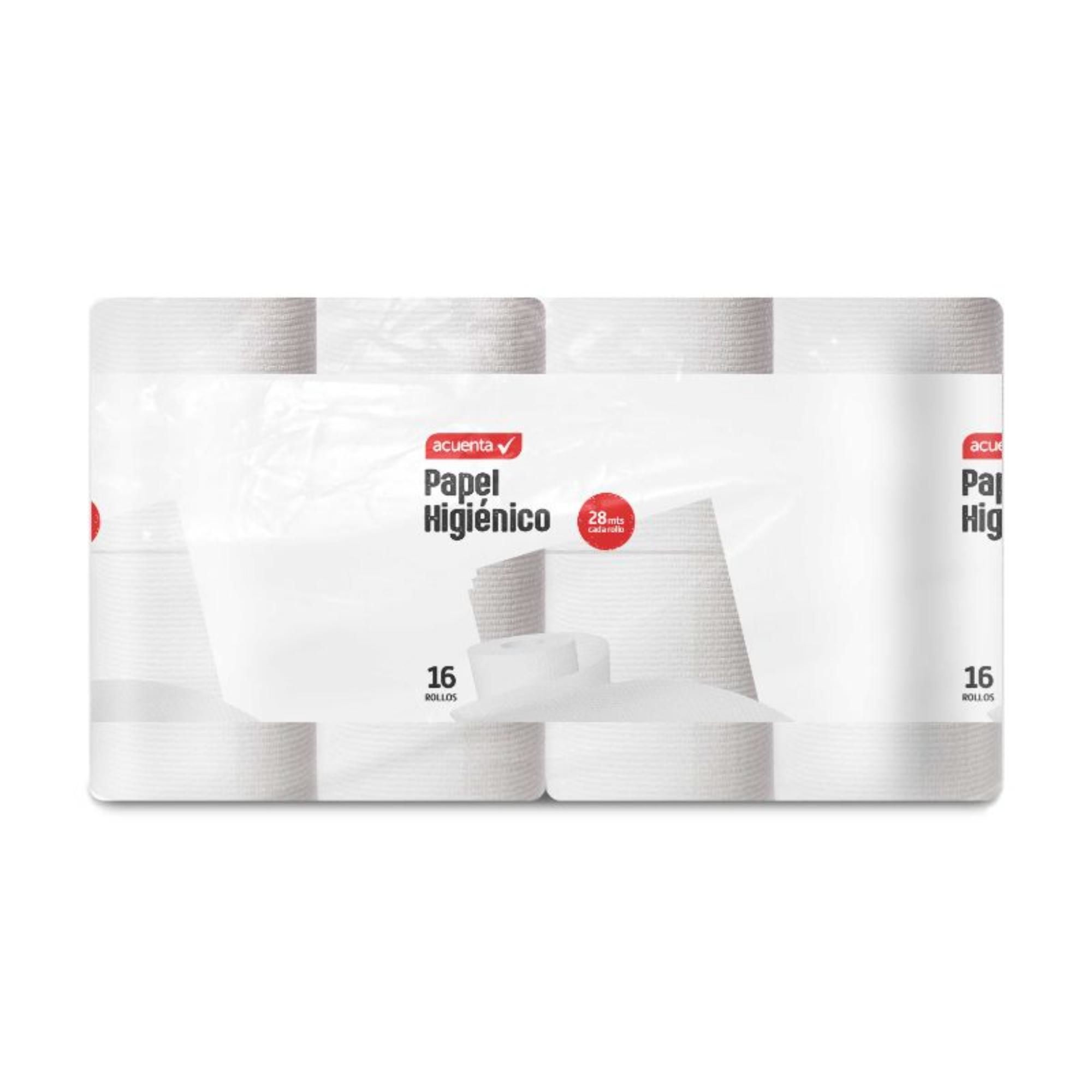 Papel Higiénico Una Hoja 28 M Acuenta