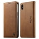 thumbnail image 1 of Funda Billetera de Cuero para [iPhone Xs Max], Bloqueo RFID, Tarjetas y Soporte Marrón, 1 of 5