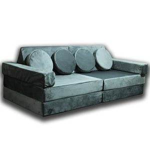 Genérico - Sofa Infantil Modular Montessori Que Potencia La Psicomotricidad Y Creatividad, Gris