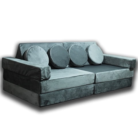 Genérico - Sofa Infantil Modular Montessori Que Potencia La Psicomotricidad Y Creatividad, Gris