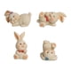 thumbnail image 1 of 4 Piezas De Figuritas De Conejo Estatuas De Salpicadero De Coche Para Decoración De Mesa Dormitorio Beige, 1 of 2