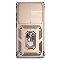 Estuche Gangxun Para Samsung Galaxy S24 Ultra, Soporte Giratorio 360°, Estilo Mecánico Y Magnético