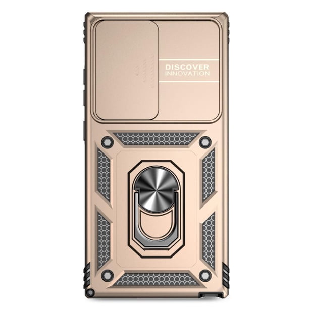 Estuche GANGXUN para Samsung Galaxy S24 Ultra, soporte giratorio 360°, estilo mecánico y magnético