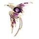 thumbnail image 4 of Broche Para Mujer, Accesorios De Phoenix, Joyería Para Bufanda, Sombrero, Morado, 4 of 5