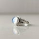 thumbnail image 2 of 1pc Moonstone Ring - Elegant and Delicate Carving, Perfect for Daily Outfits and Birthdays, Symbol of Chasteness and Romance, 2 of 5