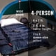 thumbnail image 3 of Carpa Coleman Skydome para 4 personas y 5 minutos con Rainfly, 3 of 8