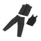 thumbnail image 2 of Muñecas Chaleco Sin Mangas Ropa 1/12 Muñecas Abrigo Para Figuras De Muñecas De 6 Pulgadas Figuras Negro, 2 of 3