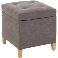 Máxima Design - Pouf Baúl Rucato Gris Oscuro Altea 46X46X50 Cm