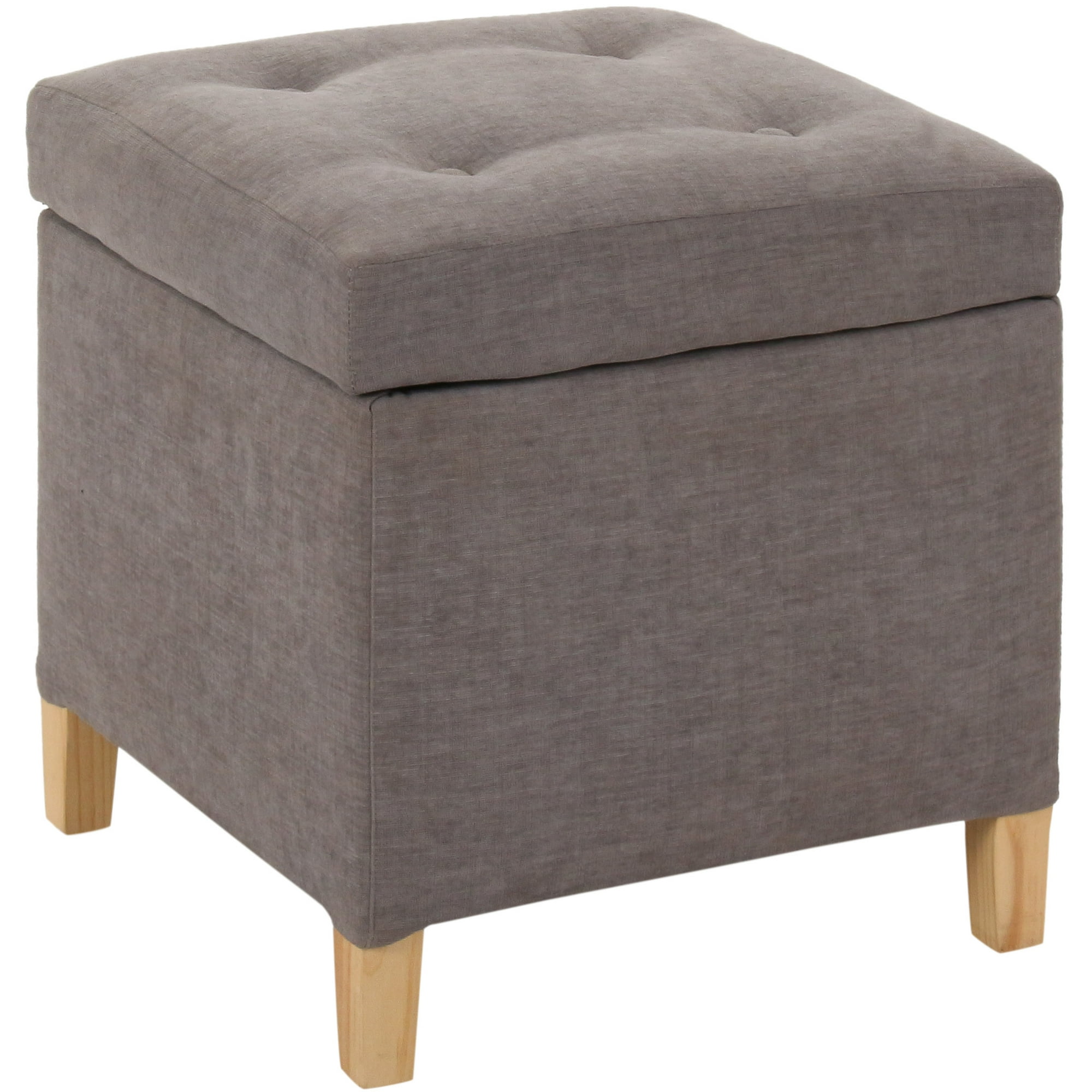 Máxima Design - Pouf Baúl Rucato Gris Oscuro Altea 46x46x50 Cm