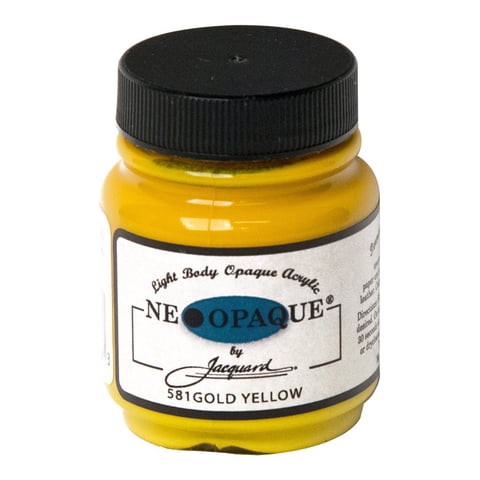 Pintura Jacquard Neopaque 65 G Amarillo Dorado