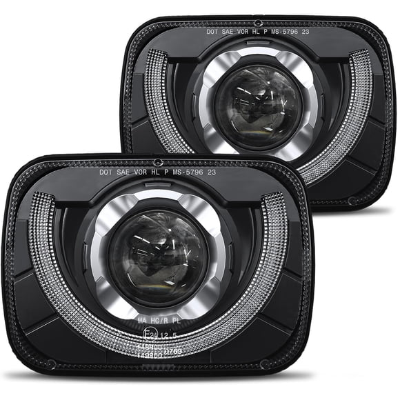 Faros LED HWSTAR 2025 2000% brillantes 5x7 7x6 H6054 para Jeep