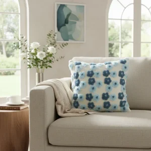 Casadeliacl - Funda De Cojín Bordada Flores 45X45 Cm 6 Uni