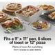 thumbnail image 3 of Horno tostador Hamilton Beach de 6 rebanadas Easy Reach Silver 31127D, 3 of 7