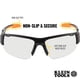 thumbnail image 5 of Gafas de Seguridad Klein Tools 60161 PPE Profesional con Lentes Transparentes, 5 of 9
