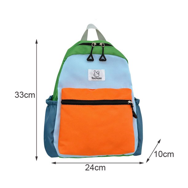 Children Girls' School Backpack Baby Kindergarten Bag for Boys Travel Backpack Canvas Colourful Kids School Bag for Students