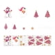 thumbnail image 5 of 6 piezas de calcomanías navideñas para pared, calcomanías navideñas para ventanas, muñecos de nieve, pegatinas de pared navideñas rosas para rellenar, 5 of 5