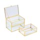 thumbnail image 4 of Jeyry Box De 2 Niveles Caja De Baratijas Transparente Para La Cubierta De Mesa Pulsera, 4 of 5