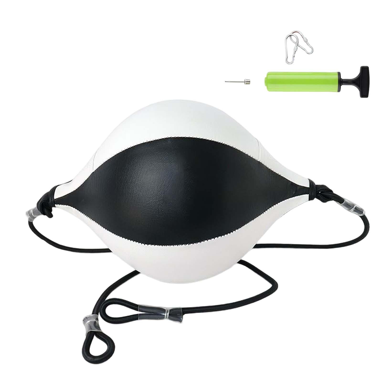 Ioensy - Saco De Boxeo De Doble Extremo Cuerda Elástica Pelota De Velocidad De Entrenamiento Inflable Portátil D