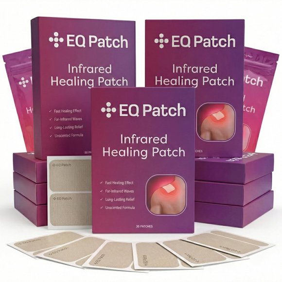 Parche Térmico EQ Patch Infrarrojo Sin Fragancia 30 Unidades