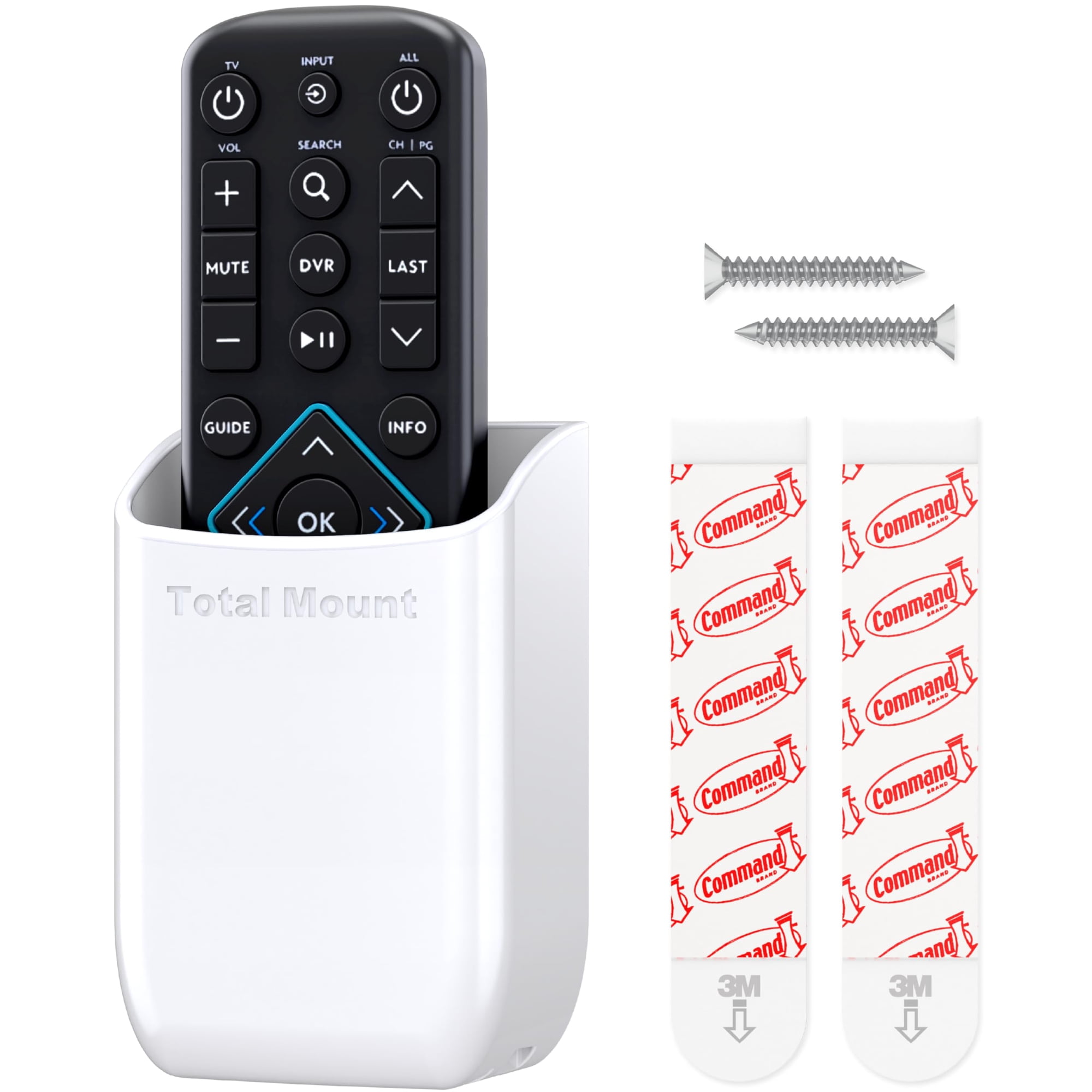Soporte De Control Remoto Totalmount, Soporte De Pared Sin Agujeros, Blanco