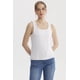 thumbnail image 1 of Polera Mujer Lisa Doble Capa Blanco- ll, 1 of 4