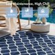 thumbnail image 3 of Alfombra exterior PASAMIC 274x366 cm impermeable reversible azul marino, 3 of 7
