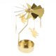 thumbnail image 2 of Vela Giratoria De Decoración Navide?a Portavelas De Té Candelabro ángel Dorado, 2 of 5