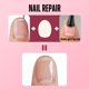 thumbnail image 5 of Hojas de reparación de uñas NOVO OVO 42 unidades 15 × 5 cm + lima, 5 of 8
