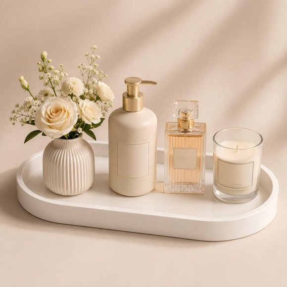 Bandeja QOLyabnbn para Perfume, Maquillaje, Accesorios y Tocador