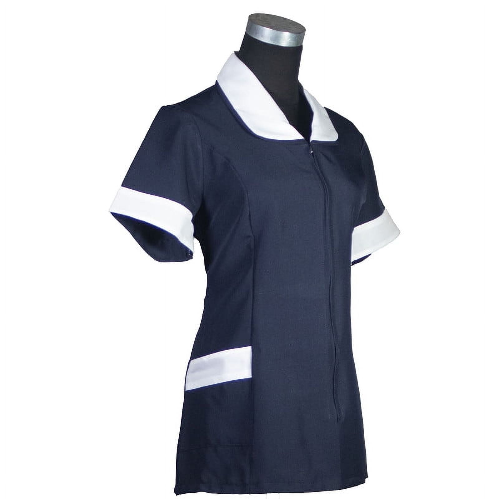 Ecclenan - Delantal Chaqueta Azul Marino Talla M