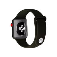 Genérico - Correa Botón Compatible Iwatch Apple Watch 38/40/41Mm Verde Oliva