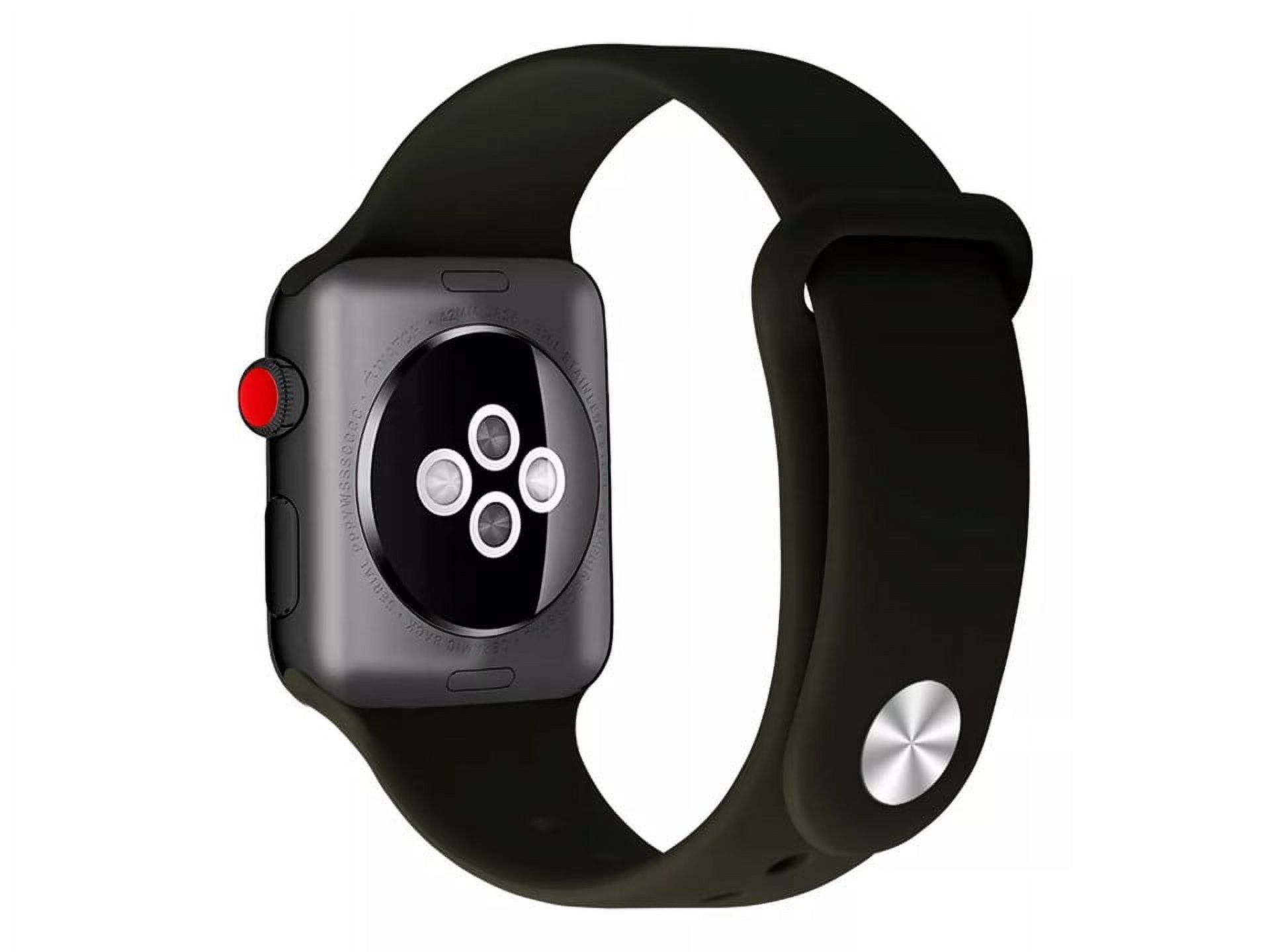 Genérico - Correa Botón Compatible Iwatch Apple Watch 38/40/41Mm Verde Oliva