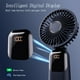 thumbnail image 3 of Ventilador portátil GOCKERA F01 de 5 velocidades con batería de 4200 mAh, color azul, 3 of 3