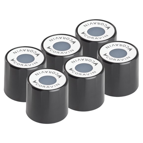 Paquete de 6 tapones de rosca Accessory Coravin para Wine Systems