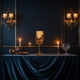 thumbnail image 2 of Portavelas Decozen con marco de cristal y acabado dorado, 2 of 9