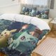 thumbnail image 1 of Mewtwo Bed Duvet Cover Funny Anime Cartoon Bedding Sets Lightweight 3 Piece Comforter Sets, 1 of 5