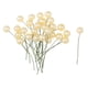 thumbnail image 4 of Forma de bola de espuma Flor artificial Decoraciones de Navidad Adornos de espuma amarillo claro, 4 of 5